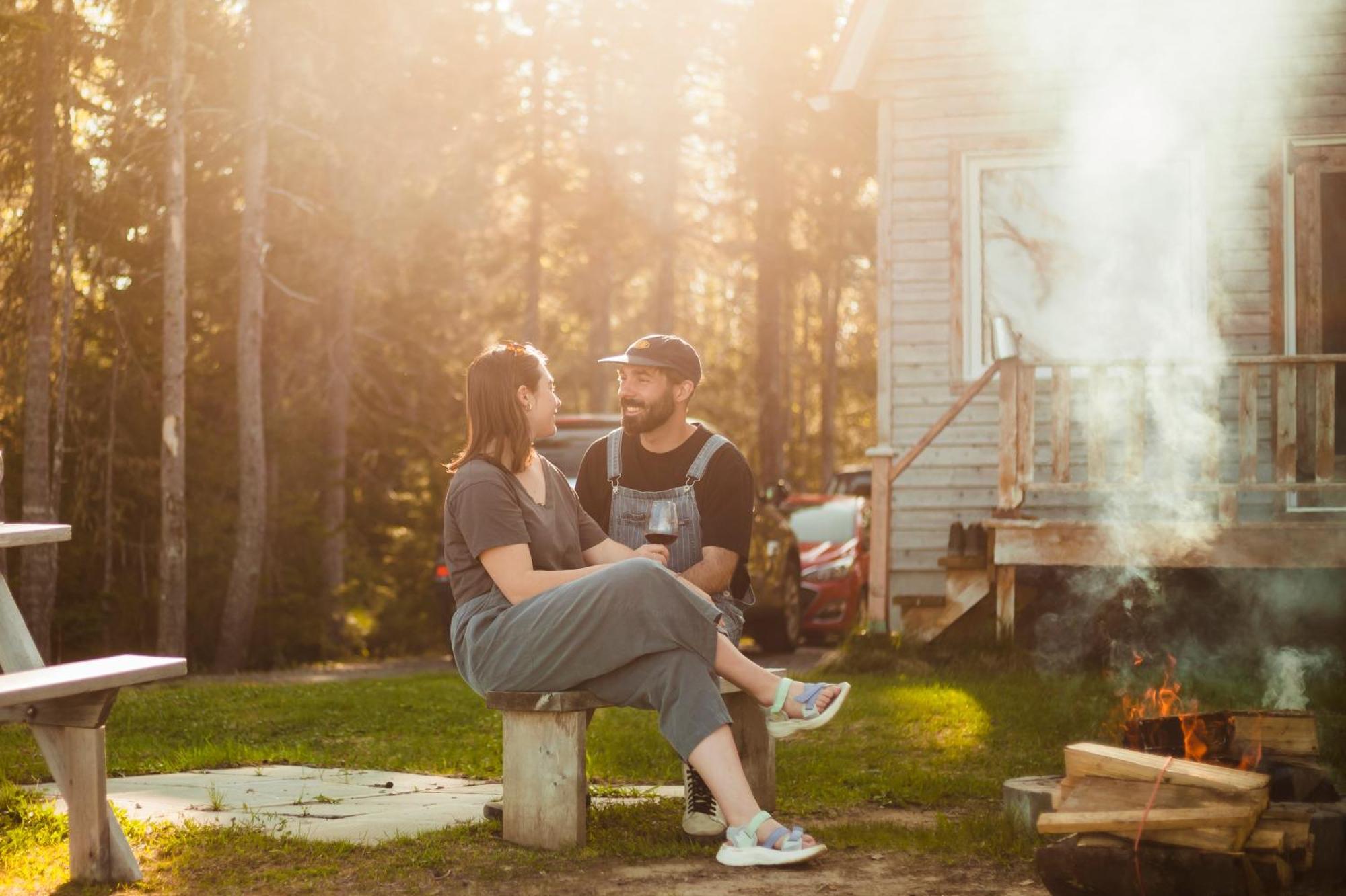 Chalets Du Bout Du Monde Gaspé Eksteriør bilde